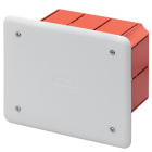 GEWISS - CASSETTA DI DERIVAZIONE E CONNESSIONE - PER PARETI IN MURATURA - DIMENSIONI 118X96X70 - COPERCHIO BIANCO RAL9016