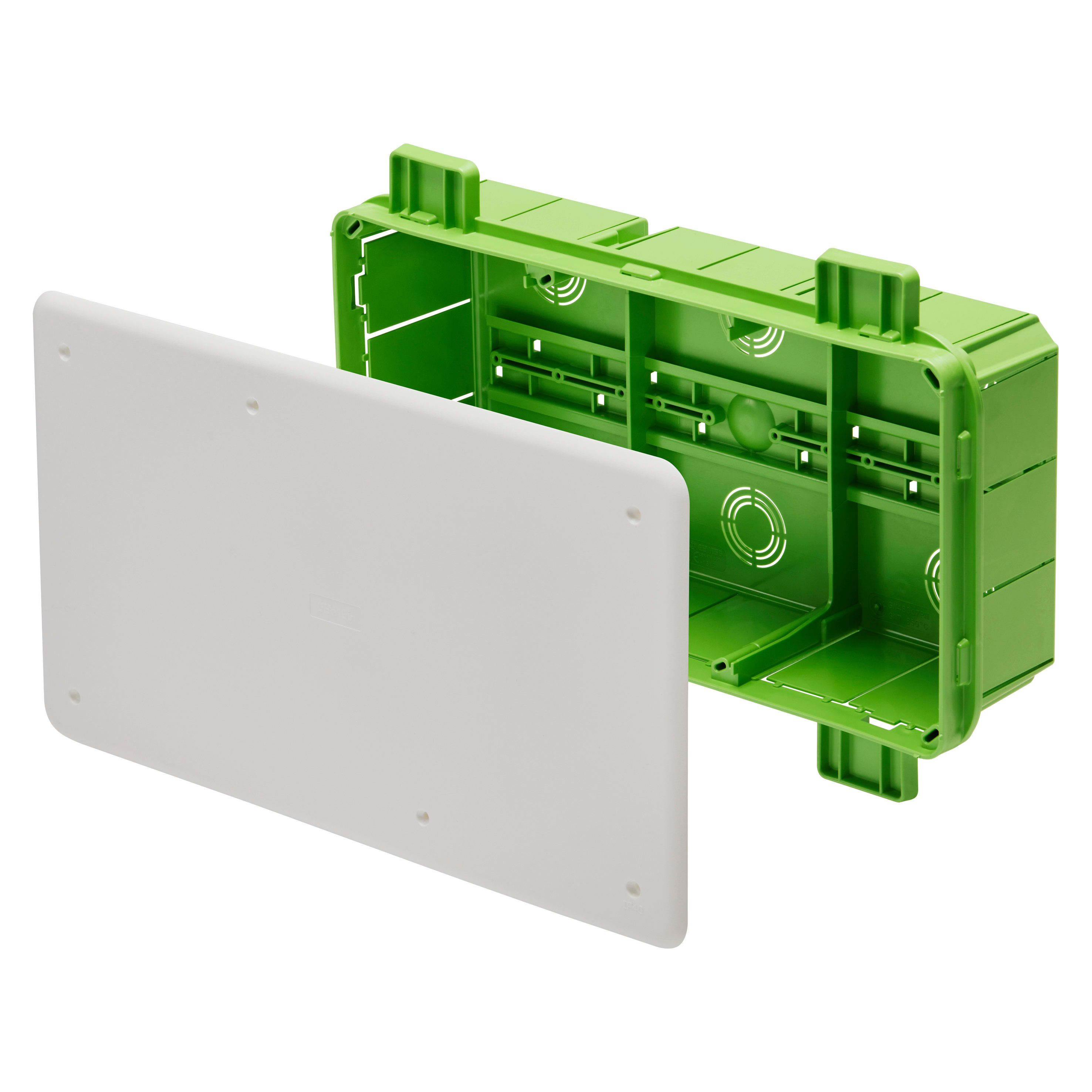 GEWISS - CASSETTA DI DERIVAZIONE E CONNESSIONE - DA INCASSO - GREEN WALL - DIMENSIONI 294X152X75