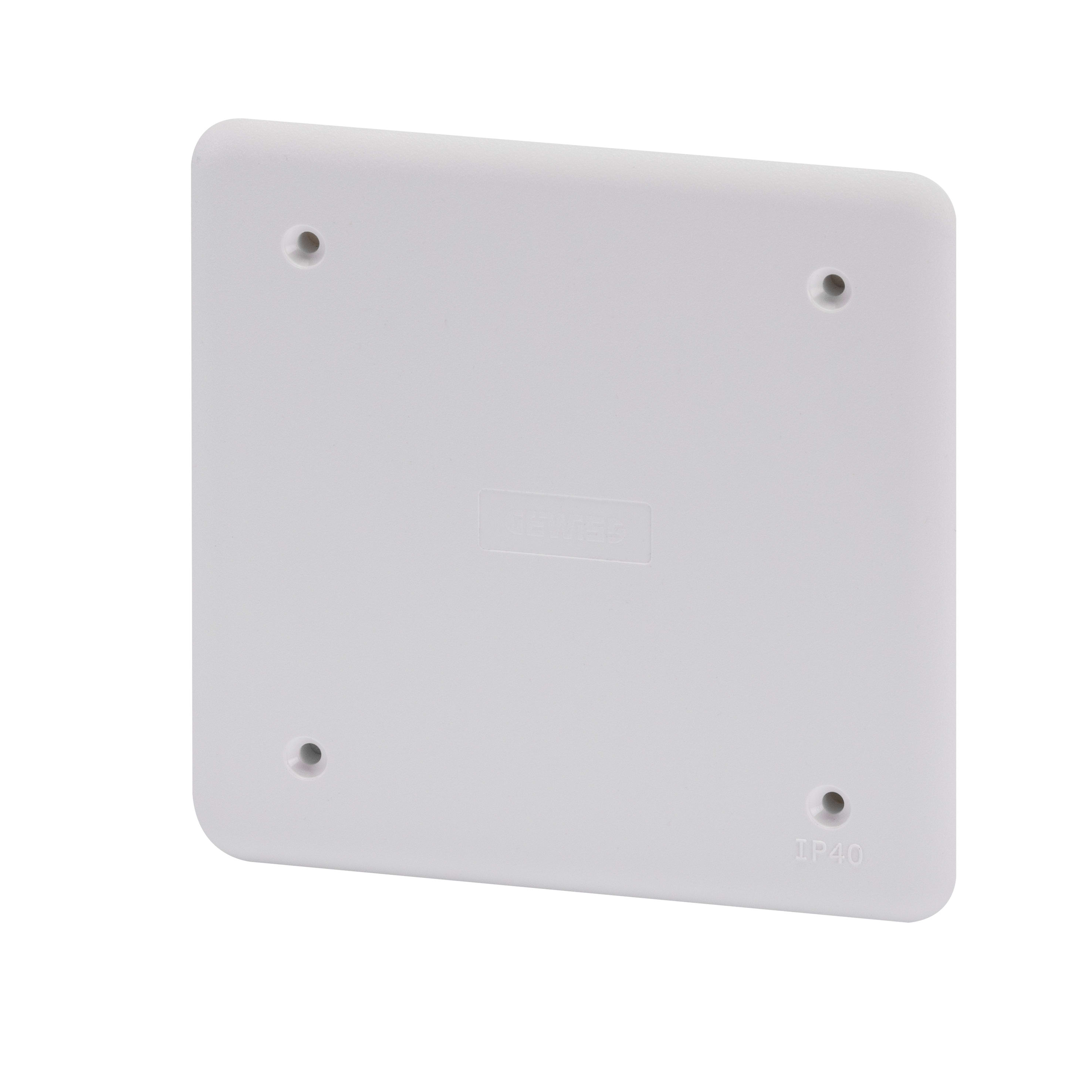 GEWISS - COPERCHIO BASSO ANTIURTO AD ALTA RESISTENZA - PER CASSETTE PT/PT DIN E PT DIN GREEN WALL - 92X92 - IP40 - BIANCO RAL9016