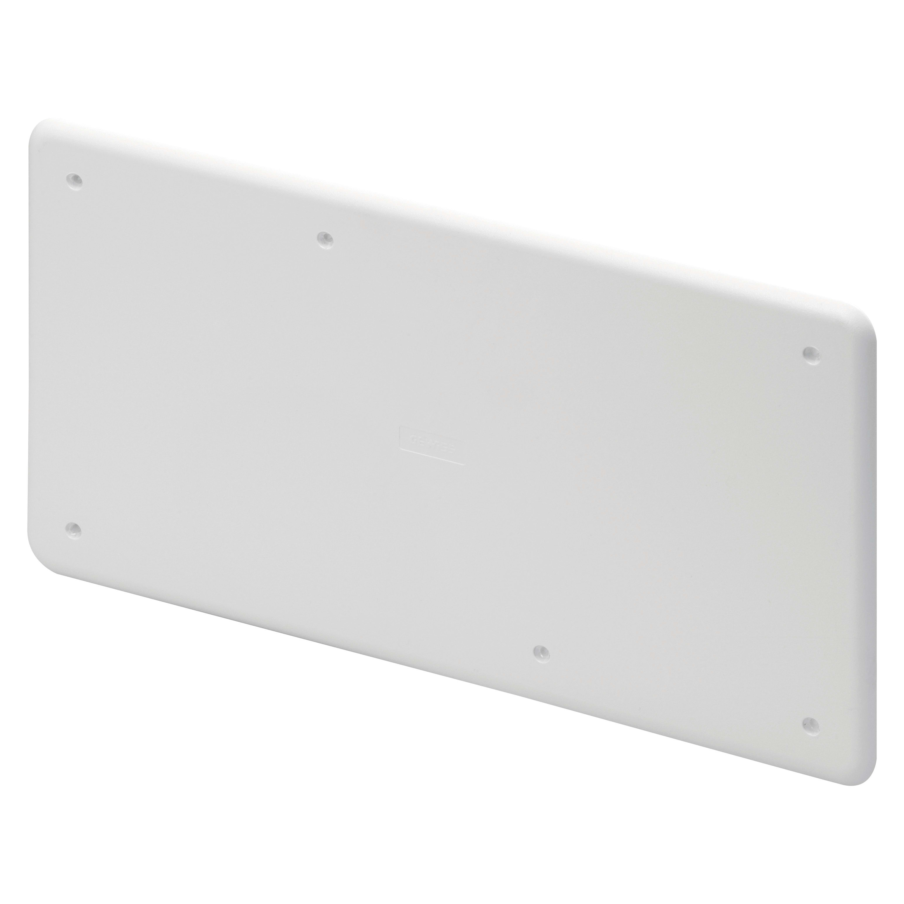 GEWISS - COPERCHIO BASSO ANTIURTO AD ALTA RESISTENZA - PER CASSETTE PT/PT DIN E PT DIN GREEN WALL - 160X130 - IP40 - BIANCO RAL9016