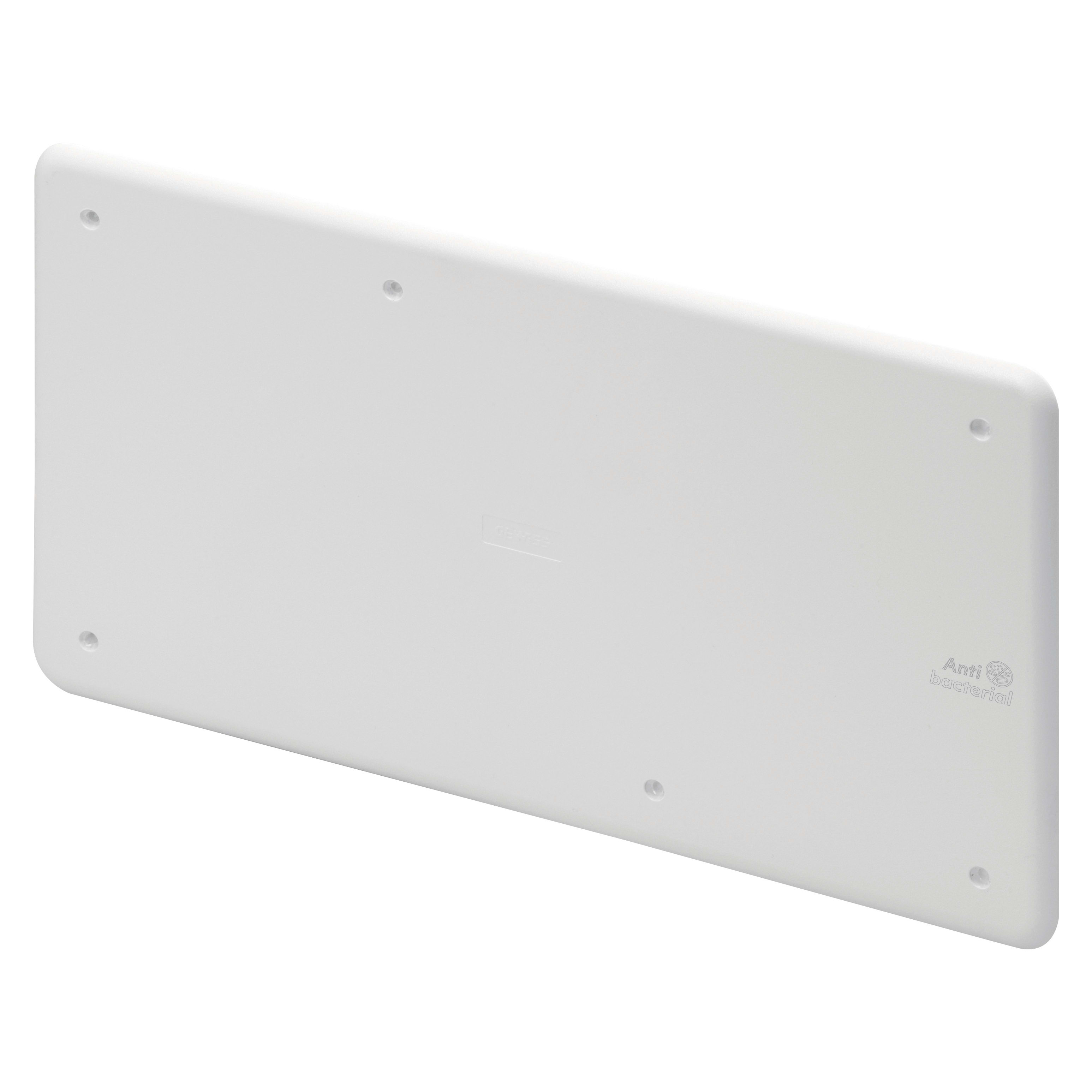 GEWISS - COPERCHIO ANTIURTO CON TRATTAMENTO ANTIBATTERICO PER CASSETTE DI DERIVAZIONE 48 PT DIN DA INCASSO 392X152 - IK10