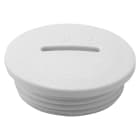 GEWISS - TAPPO DI CHIUSURA IN NYLON - PASSO M63 - GRIGIO RAL 7035 - IP65
