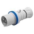 GEWISS - SPINA MOBILE DIRITTA HP - IP44/IP54 - 2P+T 16A 200-250V 50/60HZ - BLU - 6H - CABLAGGIO A VITE