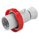 GEWISS - SPINA MOBILE DIRITTA HP - IP66/IP67/IP68/IP69 - 3P+T 16A 380-415V 50/60HZ - ROSSO - 6H - CABLAGGIO A VITE