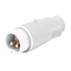 GEWISS - SPINA MOBILE DIRITTA - IP44 - 2P 16A 40-50V 50-60HZ - BIANCO - 12H - CABLAGGIO A VITE