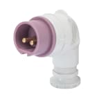 GEWISS - SPINA MOBILE A 90° - IP44 - 2P 32A 20-25V 50-60HZ - VIOLA - S.R. - CABLAGGIO A VITE