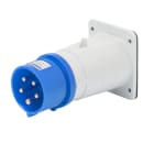 GEWISS - SPINA FISSA DA INCASSO DIRITTA - IP44 - 3P+N+T 32A 200-250V 50/60HZ - BLU - 9H - CABLAGGIO A VITE