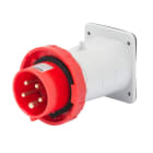 GEWISS - SPINA FISSA DA INCASSO DIRITTA - IP67 - 3P+T 32A 380-415V 50/60HZ - ROSSO - 6H - CABLAGGIO A VITE
