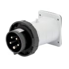 GEWISS - SPINA FISSA DA INCASSO DIRITTA - IP67 - 3P+T 32A 480-500V 50/60HZ - NERO - 7H - CABLAGGIO A VITE