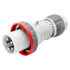 GEWISS - SPINA MOBILE DIRITTA HP - IP66/IP67/IP68/IP69 - 3P+N+T 63A 346-415V 50/60HZ - ROSSO - 6H - CABLAGGIO A MANTELLO