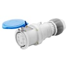 GEWISS - PRESA MOBILE DIRITTA HP - IP44/IP54 - 2P+T 63A 200-250V 50/60HZ - BLU - 6H - CABLAGGIO A MANTELLO