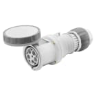 GEWISS - PRESA MOBILE DIRITTA HP - IP66/IP67/IP68/IP69 - 3P+N+T - 63A - >250V - c.c. - GRIGIO - 8H - CABLAGGIO A MANTELLO