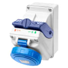 GEWISS - COMBIBLOC - CON FONDO - IP55 - 2P+T 16A 200-250V - 50/60HZ 6H