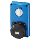 GEWISS - PRESA FISSA INTERBLOCCATA VERTICALE - SENZA FONDO - SENZA BASE PORTAFUSIBILI - 3P+T 63A 480-500V - 50/60HZ 7H - IP67