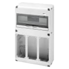 GEWISS - Q-DIN 14MODULI - 3 FLANGE - 3 PRESE INTERBLOCCATE VERTICALI - 16/32A - IP65
