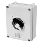 GEWISS - INTERRUTTORE SEZIONATORE ROTATIVO - HP - COMANDO - CASSETTA IN MATERIALE ISOLANTE - 80A 3P - MANOPOLA NERA LUCCHETTABILE - IP66/67/69