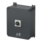GEWISS - INTERRUTTORE SEZIONATORE ROTATIVO - HP - DA PARETE - COMANDO - CASSETTA IN ALLUMINIO - 63A 6P - MANOPOLA NERA LUCCHETTABILE - IP66/IP69