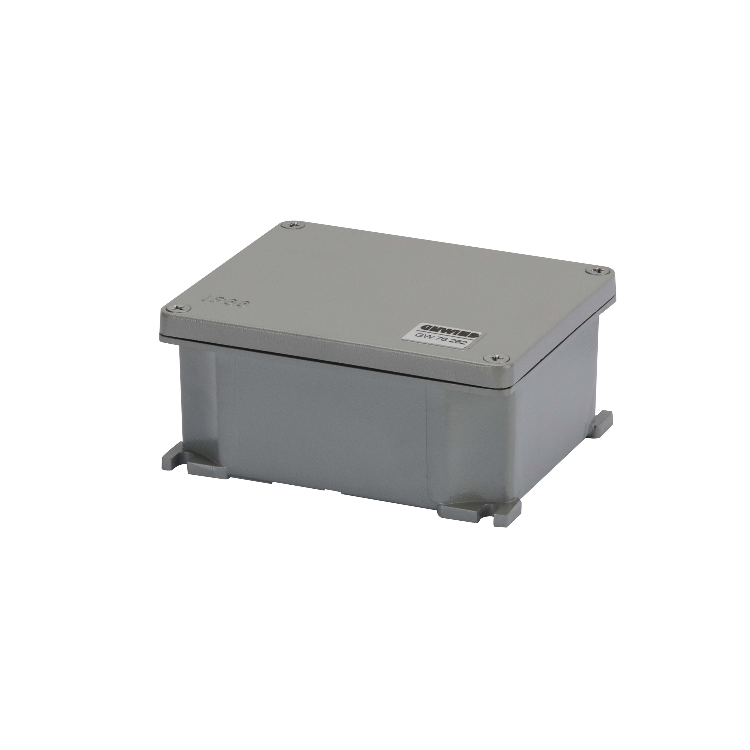 GEWISS - CASSETTA DI DERIVAZIONE - IN ALLUMINIO PRESSOFUSO - VERNICIATA - GRIGIO METALLIZZATO - 155X130X58 - IP66
