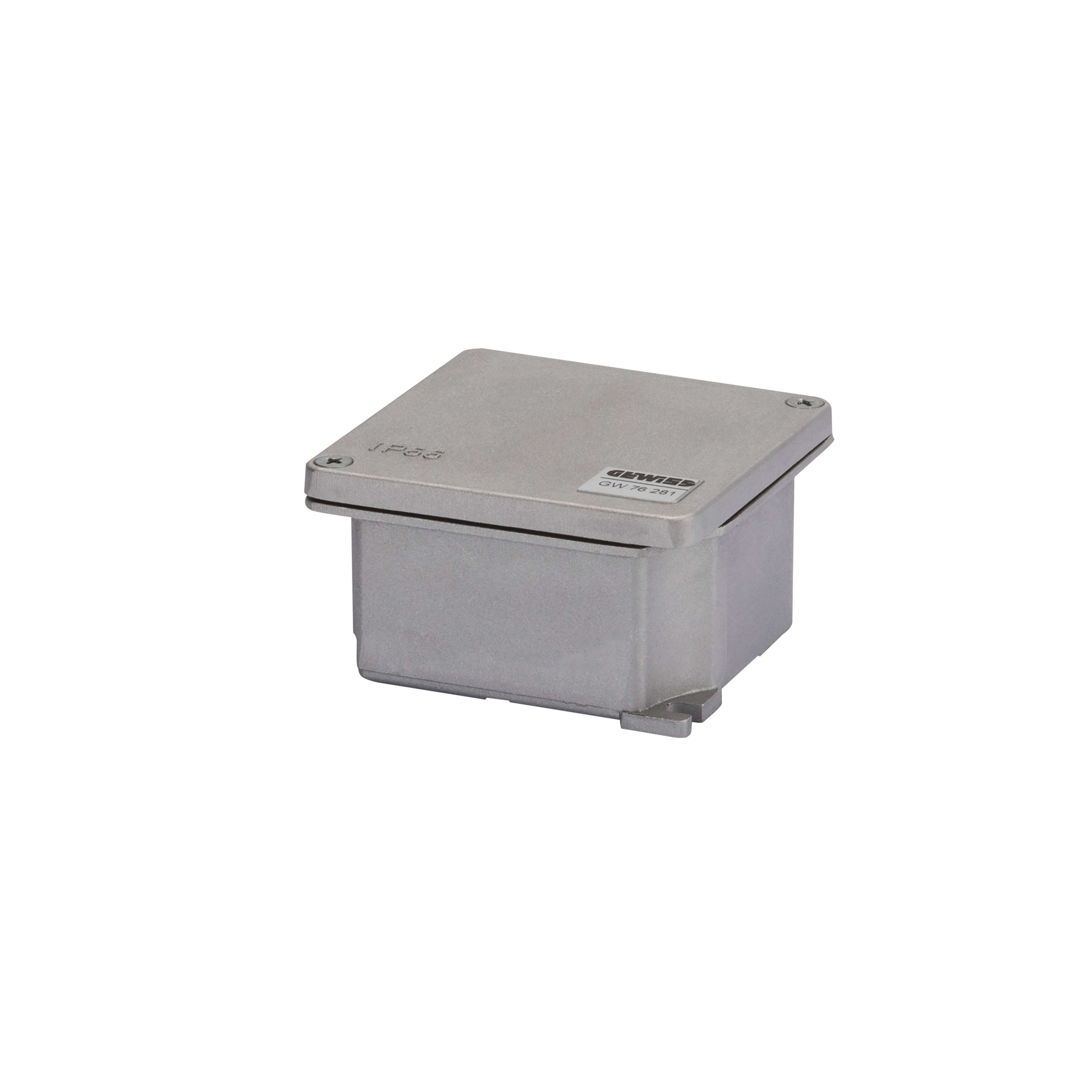GEWISS - CASSETTA DI DERIVAZIONE - IN ALLUMINIO PRESSOFUSO - NON VERNICIATA - 91X91X54 - IP66