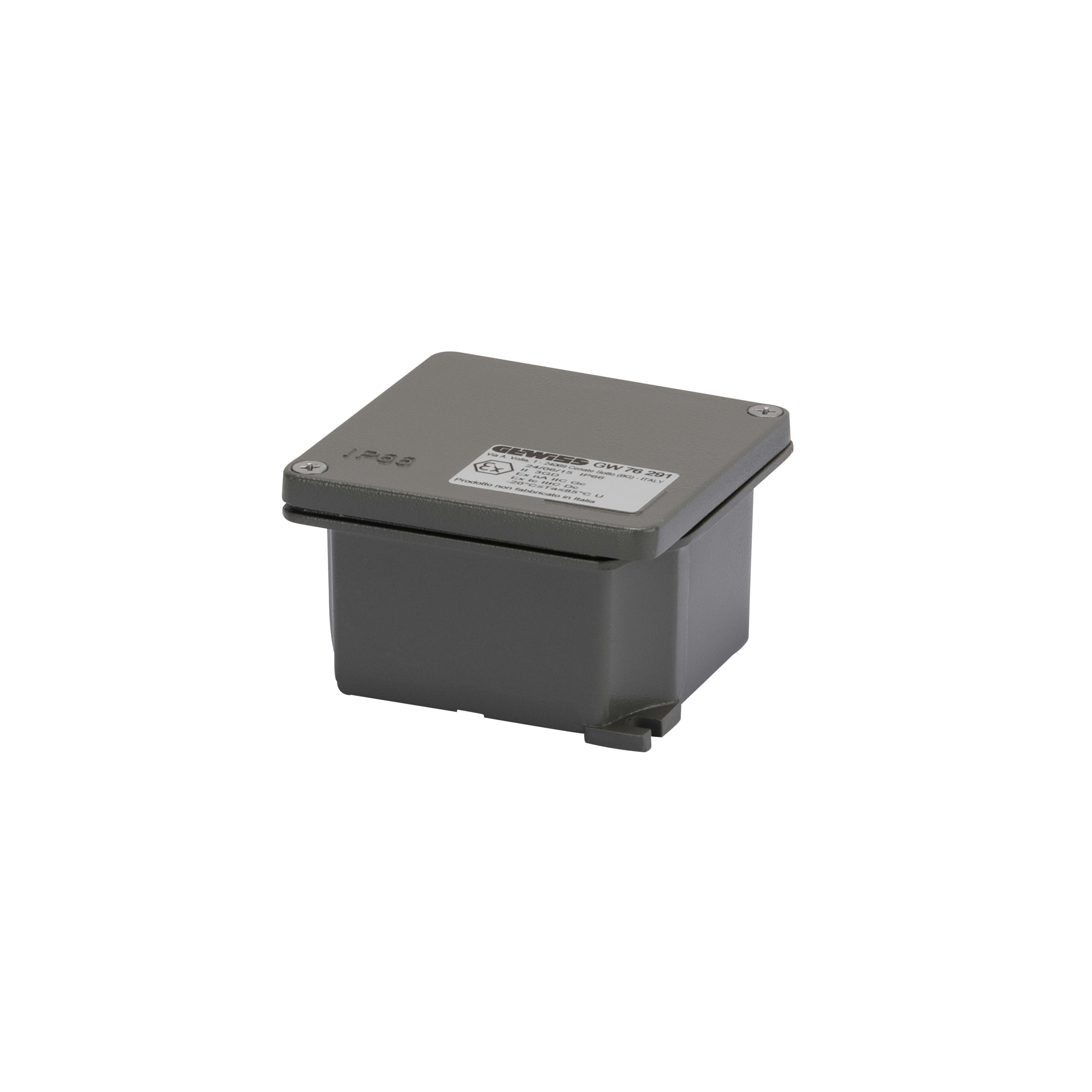 GEWISS - CASSETTA DI DERIVAZIONE - ATEX - IN ALLUMINIO PRESSOFUSO - VERNICIATA GRIGIO RAL 7037 - 91X91X54