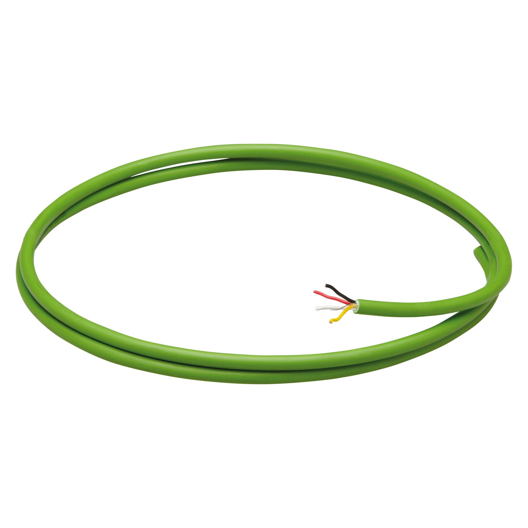 GEWISS - CAVO BUS KNX - GUAINA LSZH - 4 CONDUTTORI 2x2x0,8 - DIAMETRO 6,1mm - CLASSE CPR CCA-S1A,D0,A1 - VERDE