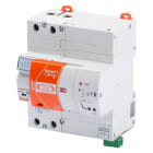GEWISS - RESTART AUTOTEST PRO ACCOPPIATO CON DIFFERENZIALE PURO - 2 POLI - 63 A TIPO A[IR] Idn=0,03 A 230 V ac - 5 MODULI EN 50022