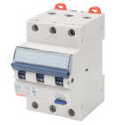 GEWISS - INTERRUTTORE MAGNETOTERMICO DIFFERENZIALE COMPATTO - MDC 45 - 3P CURVA C 13A TIPO A Idn=0,03A - 3 MODULI