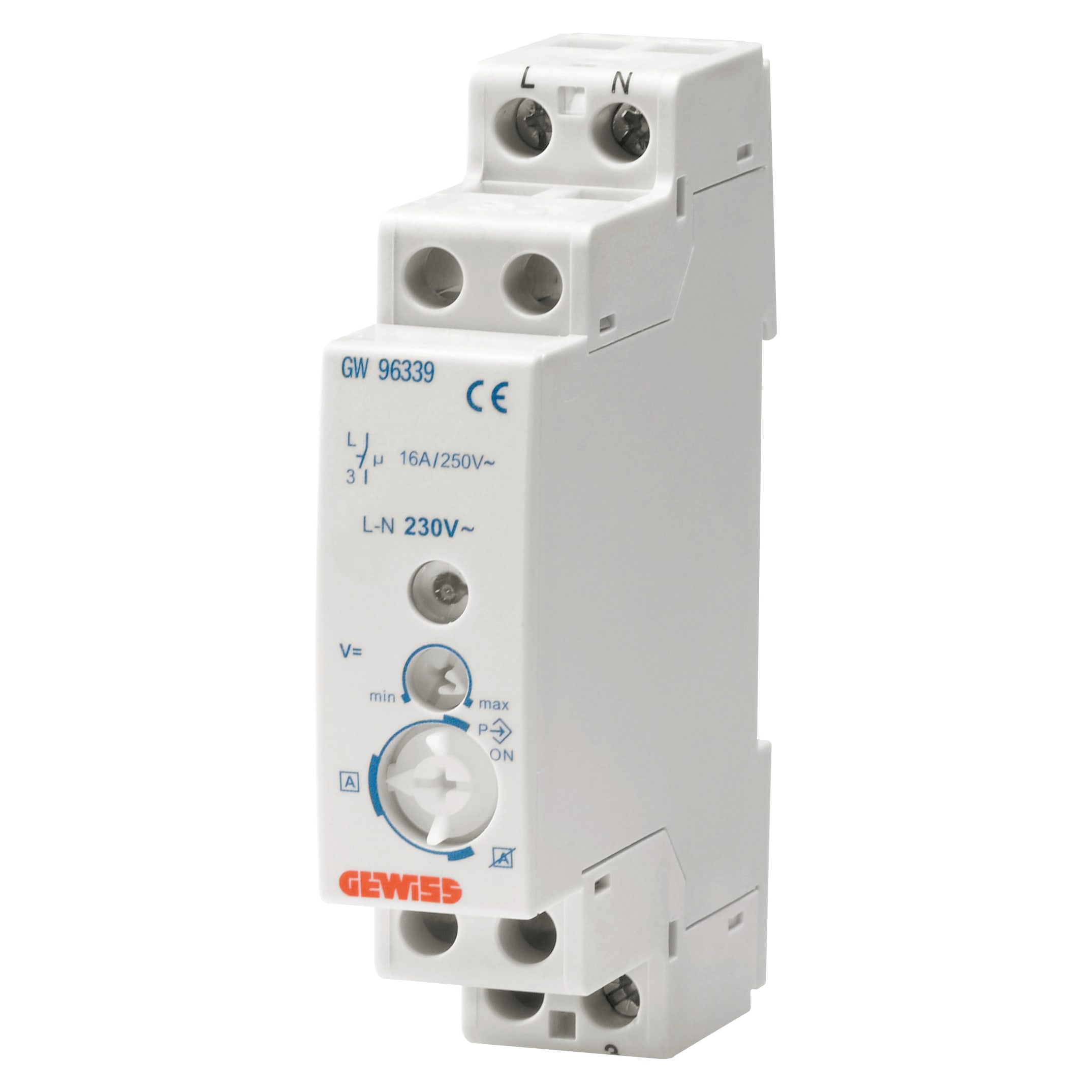 GEWISS - DISGIUNTORE CON AUTOAPPRENDIMENTO - BIOCOMFORT - 16A 230V AC - 1 MODULO