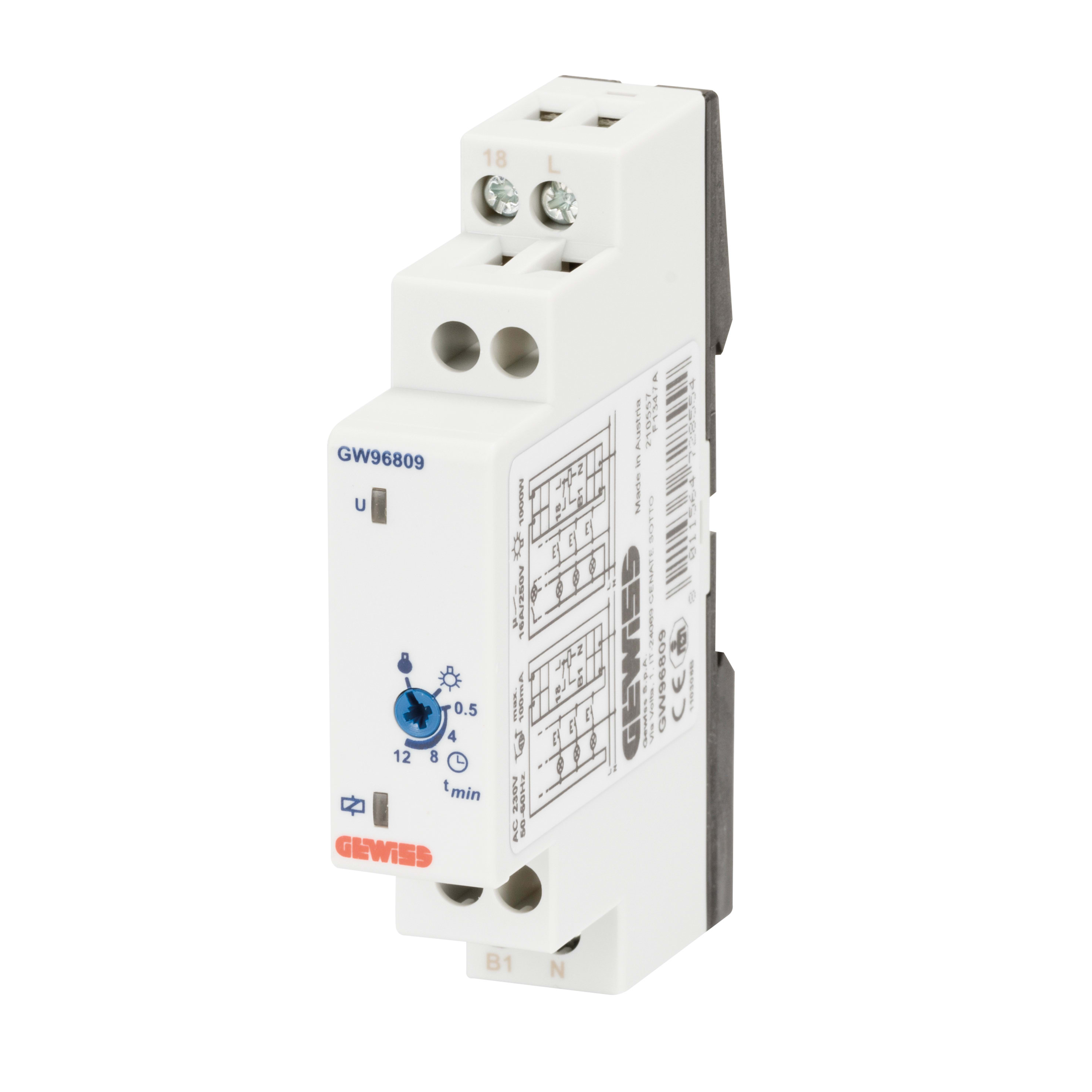 GEWISS - TEMPORIZZATORE LUCE SCALE SENZA PREAVVISO