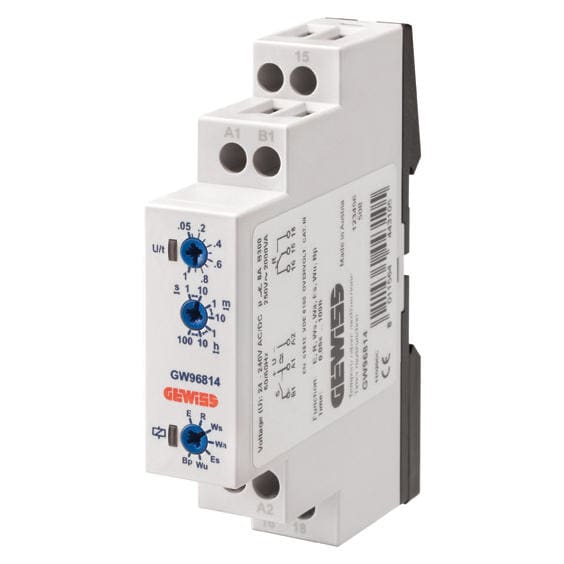 GEWISS - TEMPORIZZATORE MULTIFUNZIONE - 24240Vac/dc - 1 MODULO