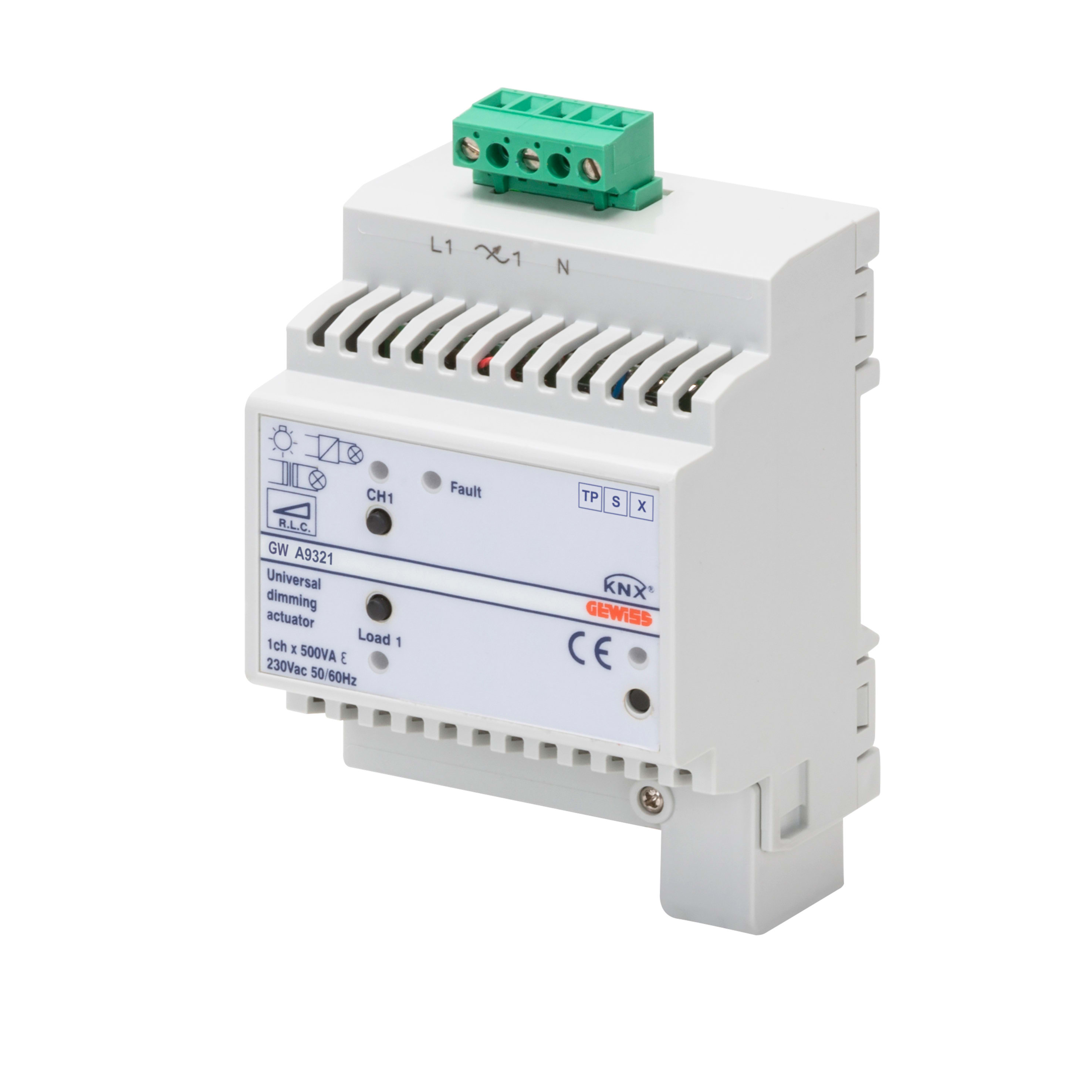 GEWISS - DIMMER UNIVERSALE KNX SEC 1 CAN 500W GUIDA DIN
