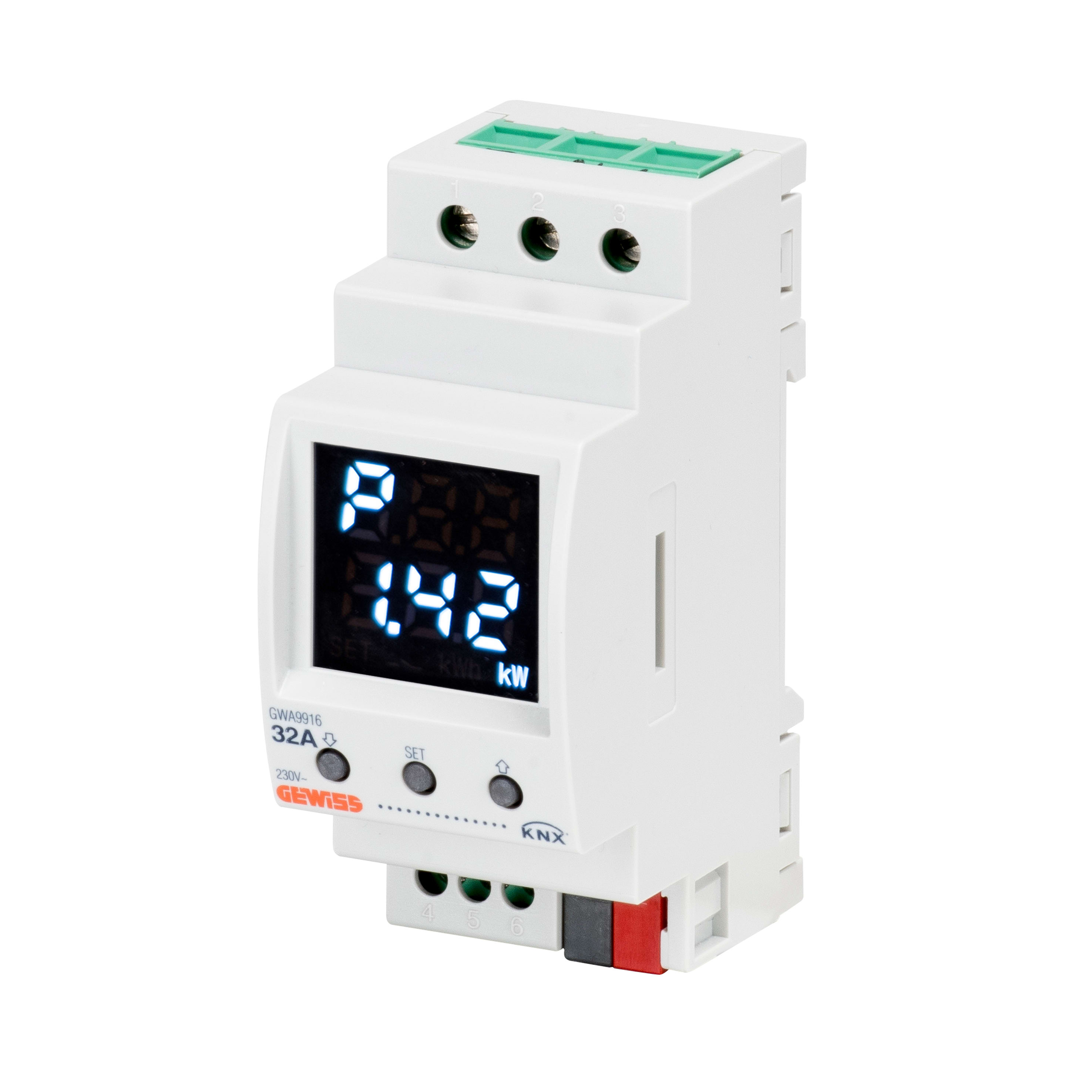 GEWISS - P-COMFORT - RELÈ GESTIONE CARICHI - KNX - IP20 - 2 MODULI DIN