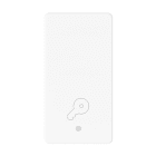 GEWISS - TASTO INTERCAMBIABILE CON SIMBOLO CHIAVE - ILLUMINABILE - 1 MODULO - BIANCO LUCIDO - SYSTEM PURA