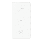 GEWISS - TASTO DOPPIO INTERCAMBIABILE CON SIMBOLO SCENARIO GENERICO - ILLUMINABILE - 1 MODULO - BIANCO LUCIDO - SYSTEM PURA