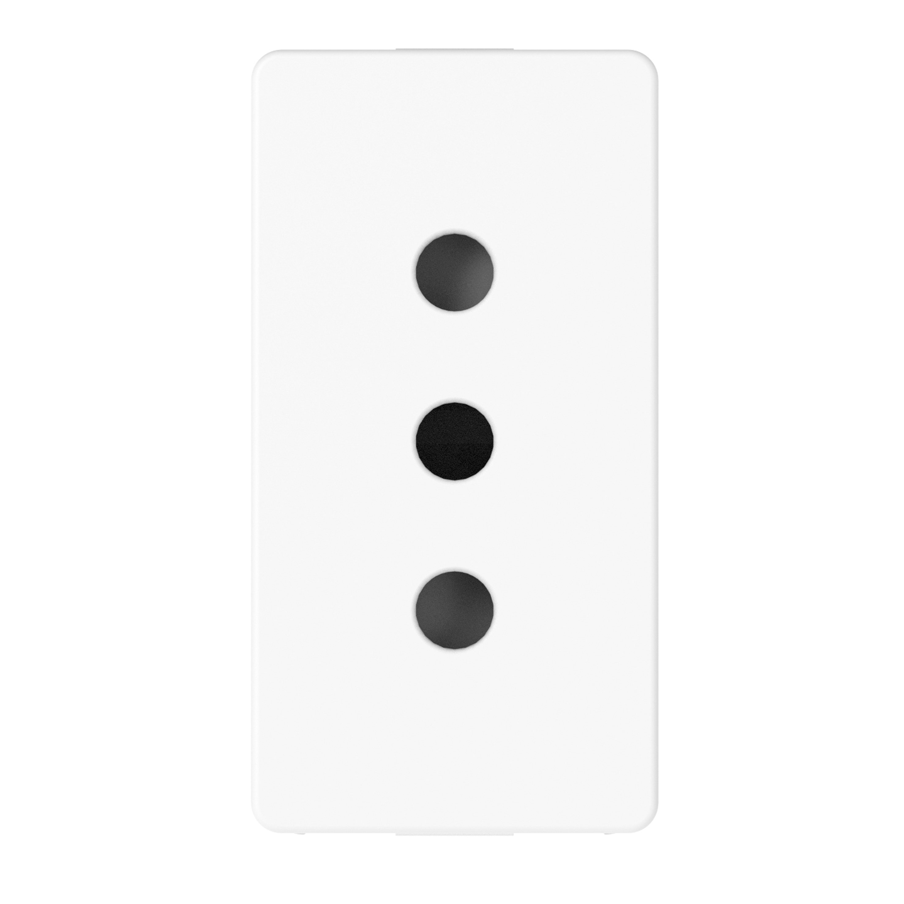 GEWISS - PRESA STANDARD ITALIANO 250V AC - 2P+T 10A - P11 - 1 MODULO - BIANCO LUCIDO - SYSTEM PURA