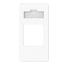 GEWISS - ADATTATORE VUOTO PER CONNETTORI DATI - TIPO KEYSTONE - 1 MODULO - BIANCO LUCIDO - SYSTEM PURA