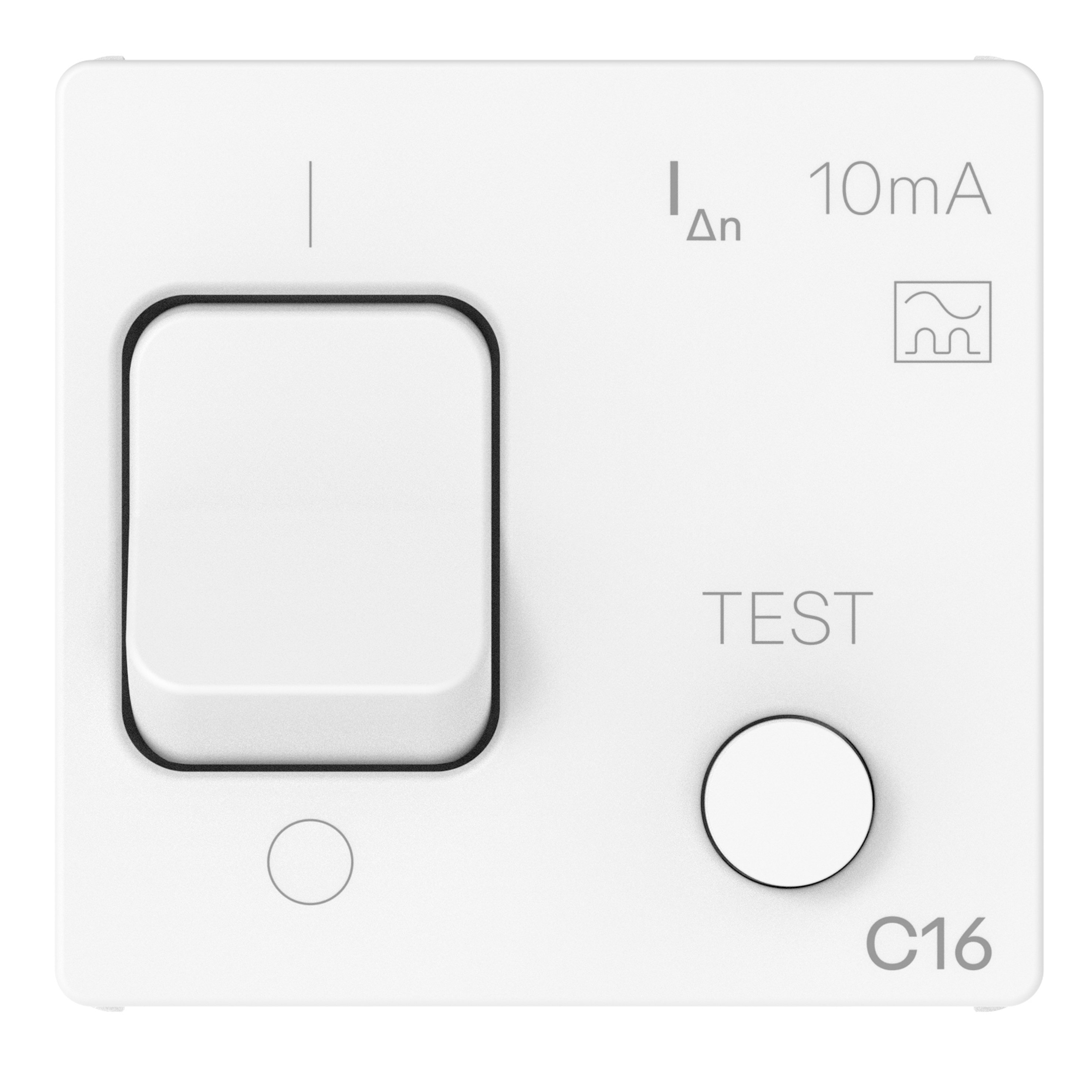 GEWISS - INTERRUTTORE AUTOMATICO MAGNETOTERMICO DIFFERENZIALE - CURVA C - CLASSE A - 1P+N 16A 230V AC 10MA - 2 MODULI - BIANCO LUCIDO - SYSTEM PURA