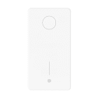 GEWISS - INTERRUTTORE BIPOLARE 250V AC - 16AX - CON LED BIANCO 230V AC - 1 MODULO - BIANCO LUCIDO - SYSTEM PURA