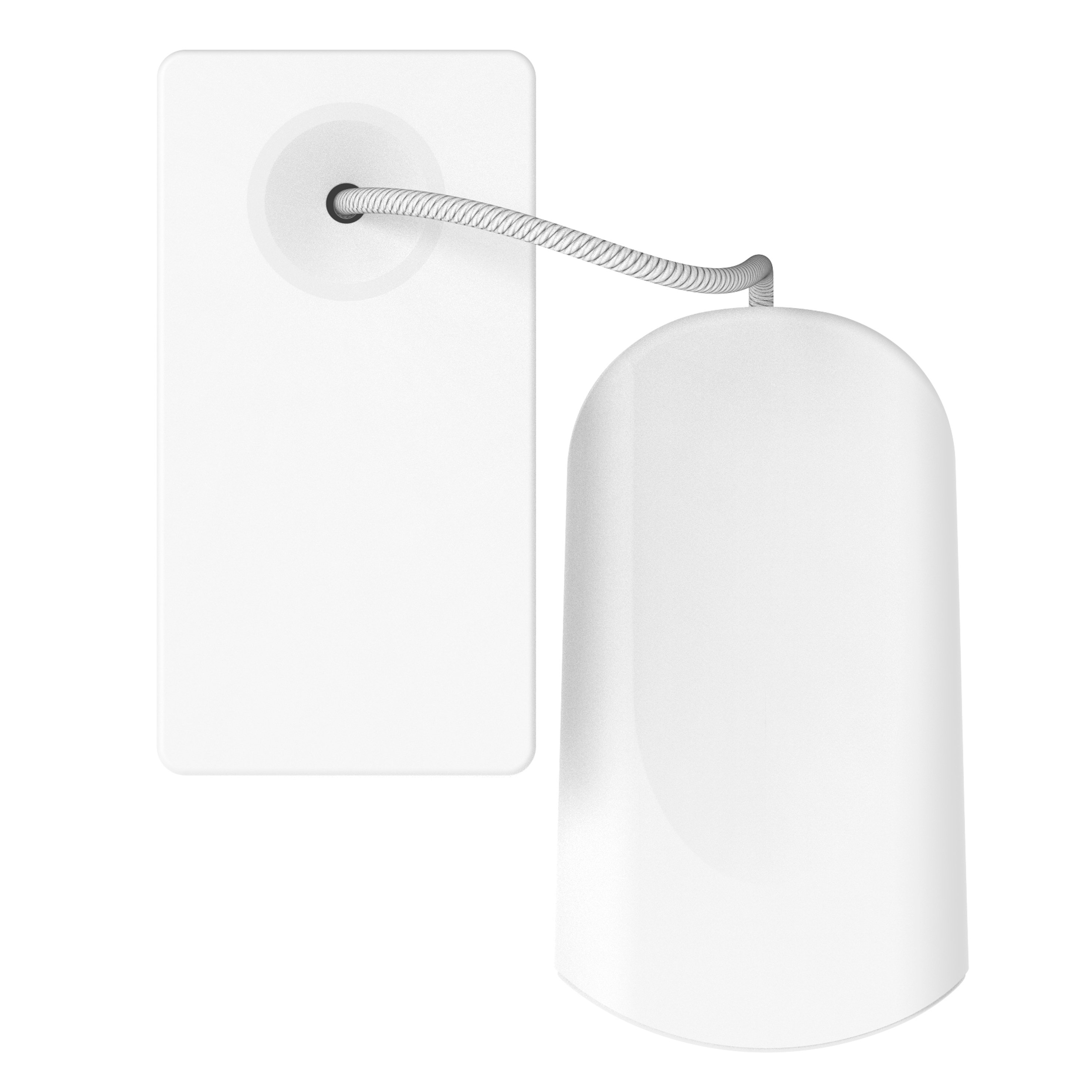 GEWISS - PULSANTE BIPOLARE 250V AC - NA 10A - TIRANTE - 1 MODULO - BIANCO LUCIDO - SYSTEM PURA