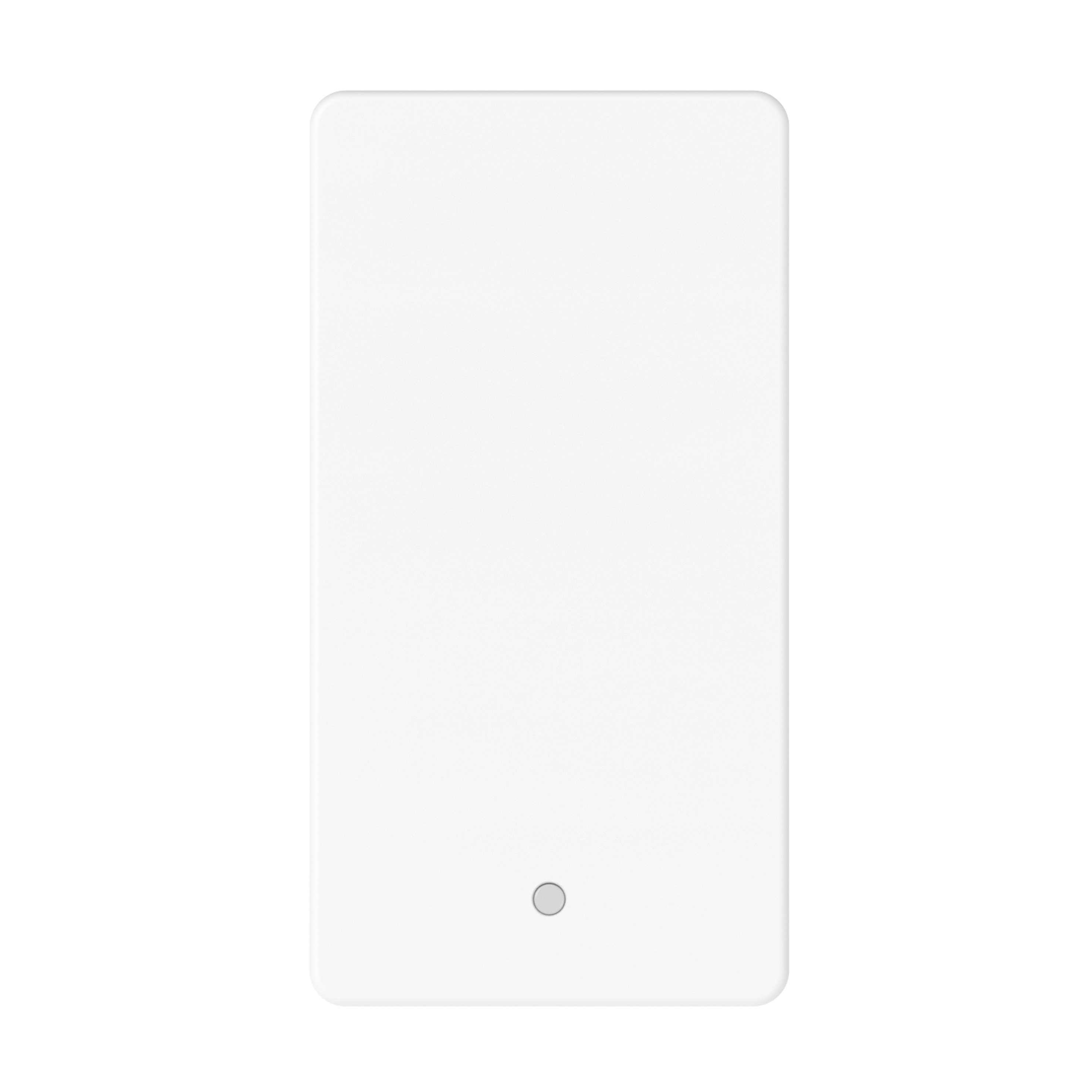 GEWISS - PULSANTE UNIPOLARE 250V AC - NA 10A - ILLUMINABILE - 1 MODULO - BIANCO LUCIDO - SYSTEM PURA
