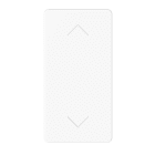 GEWISS - COMMUTATORE UNIPOLARE 250V AC - 10AX - SIMBOLO SU/GIU' - 1 MODULO - BIANCO LUCIDO - SYSTEM PURA