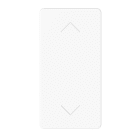GEWISS - COMMUTATORE BIPOLARE 250V AC - 10AX - SIMBOLO SU/GIU' - 1 MODULO - BIANCO LUCIDO - SYSTEM PURA