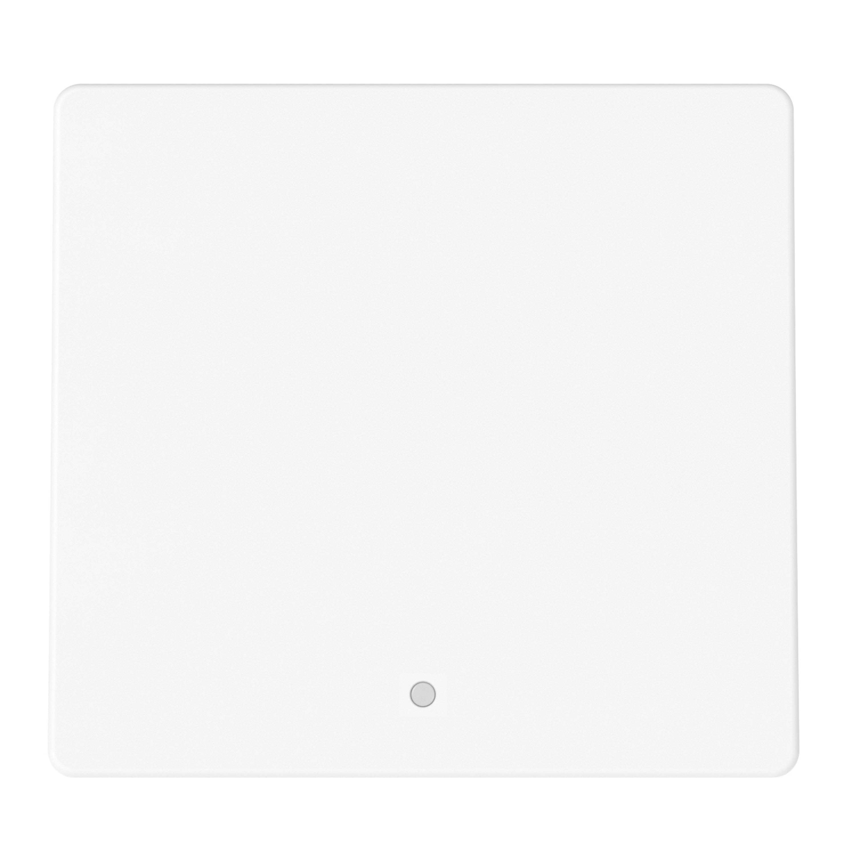 GEWISS - INTERRUTTORE UNIPOLARE 250V AC - 16AX - ILLUMINABILE - 2 MODULI - BIANCO LUCIDO - SYSTEM PURA