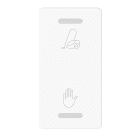 GEWISS - SPIA DI SEGNALAZIONE DOPPIA - OPALE - FUNZIONE HOSPITALITY DND+MUR - 1 MODULO - BIANCO LUCIDO - SYSTEM PURA