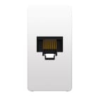 GEWISS - PRESA RJ45 - CATEGORIA 6 - UTP - TOOLLESS - 1 MODULO - BIANCO LUCIDO - SYSTEM PURA
