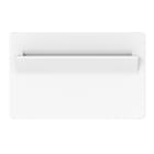 GEWISS - INTERRUTTORE UNIVERSALE A BADGE - 230V AC - UNIPOLARE NA 16AX - LUMINOSO - 3 MODULI - BIANCO LUCIDO - SYSTEM PURA