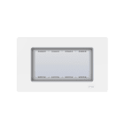 GEWISS - PLACCA STAGNA - IP55 - 4 POSTI - BIANCO LUCIDO - SYSTEM PURA