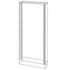 GEWISS - COPPIA DI MONTANTI ANTERIORI - QUADRI DA PAVIMENTO - QDX 630 L - 2000MM