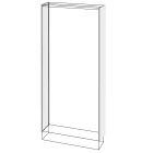 GEWISS - COPPIA DI PANNELLI LATERALI - QUADRO DA PAVIMENTO - QDX 630 L - 1800X200MM