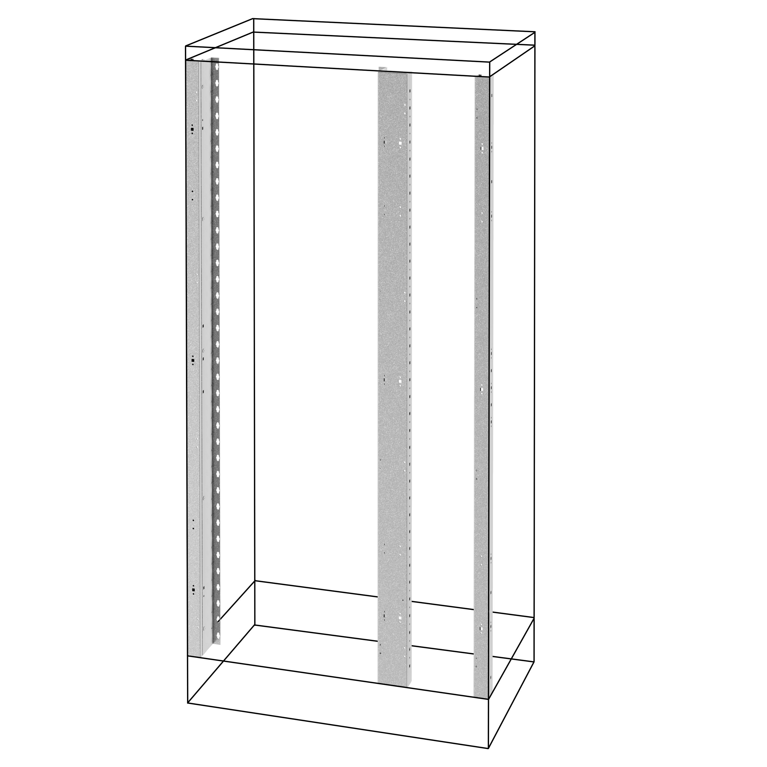GEWISS - MONTANTI ANTERIORI - VANO AFFIANCATO - QDX 1600 H - 1800MM